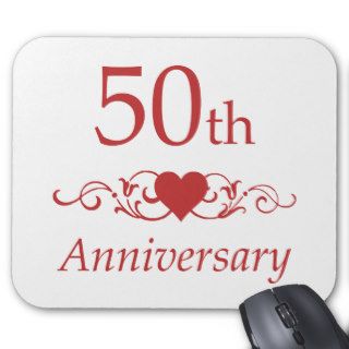 50th Wedding Anniversary Mousepad
