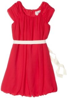 Blush by Us Angels Girls 7 16 Bubble Dress, Rouge, 10: Clothing