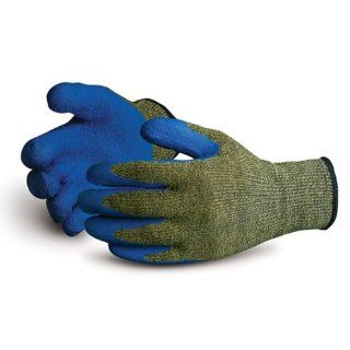 Superior SCXLX Emerald CX Kevlar/Stainless Steel/Cordura Nylon String Knit Glove with Wrinkle Grip Latex Coated Palm, Work, Cut Resistant, Large (Pack of 1 Pair): Cut Resistant Safety Gloves: Industrial & Scientific