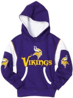 NFL Boys' Minnesota Vikings Qb Jersey Hoodie   R16Ntt13 (Purple, 5/6)  Sports Fan Sweatshirts  Clothing