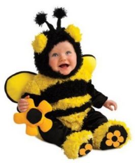 Infant Bubble Buzzy Bee Costume: Unisex Baby Halloween Costume With Bracelet for Mom: Clothing