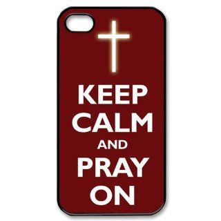 Custom Christian Jesus Cover Case for iPhone 4 WX2706: Cell Phones & Accessories
