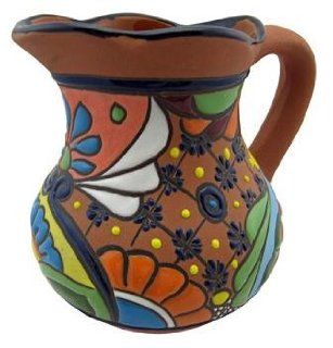 Raised Talavera Pitcher   Decorative Vases