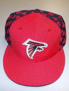 Atlanta Falcons Fitted Flat Bill Reebok Hat Size 7 7/8   TC41M : Sports Fan Baseball Caps : Sports & Outdoors