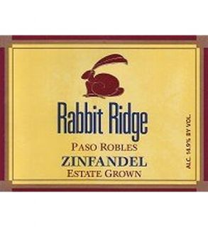 Rabbit Ridge Zinfandel Paso Robles 2010 750ML: Wine