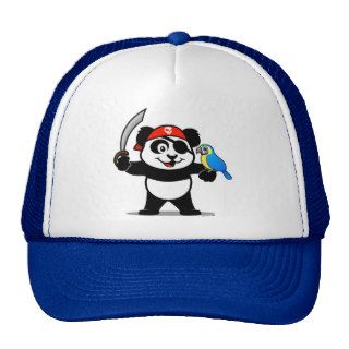 Pirate Panda Trucker Hat