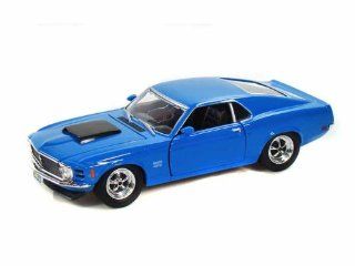 1970 Ford Mustang Boss 429 1/24 Blue: Toys & Games