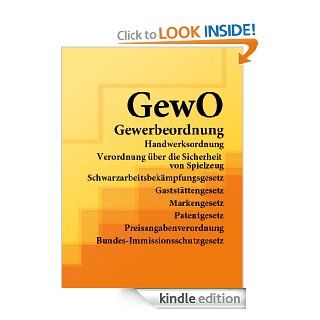 Gewerbeordnung   GewO (Deutschland) (German Edition) eBook: Rechtliche Literatur: Kindle Store