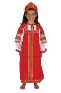 Russian Girl Costume: Clothing