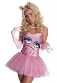 The Muppets Secret Wishes Miss Piggy Costume Dress: Clothing