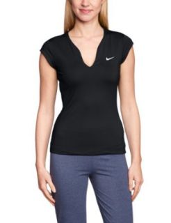 NIKE Pure Short Sleeve Ladies Tennis Shirt : Clothing