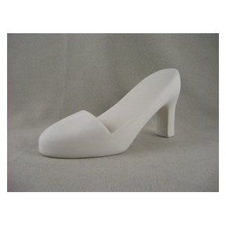 Ceramic bisque unpainted 07 461 high heel shoe 6 1/2" x 2 1/2" x 3 3/8": Everything Else