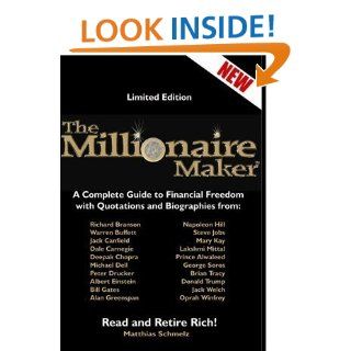 The Millionaire Maker : A Complete Guide to Financial Freedom: Matthias Schmelz: 9789729948916: Books