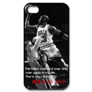 Michael Jordan Chicago Bulls Superstar Hard Case Cover Design for iphone 4/4s Case, Best Gift Choice for Jordan Fans : Sports Fan Cell Phone Accessories : Sports & Outdoors