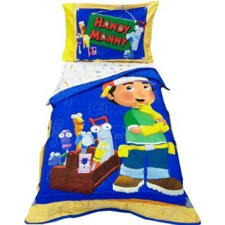 Disney Handy Manny Toddler Bedding Set   4pc Fix It Comforter Sheets : Baby Toys : Baby
