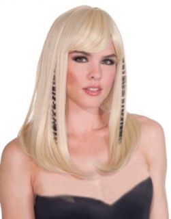 Set of 2 White and Black Zebra Striped Punk Glamour Costume Hair Extensions: Clothing