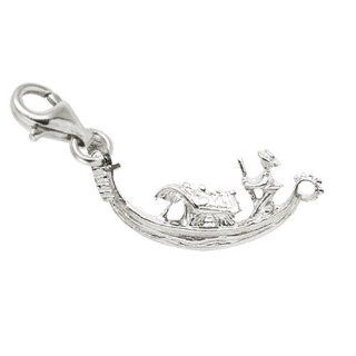 Rembrandt Charms Gondola Charm with Lobster Clasp, Sterling Silver: Jewelry