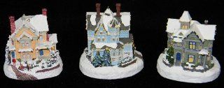 Thomas Kinkade Cottage Ornaments Winter Memories Illuminated Collection 1st Issue 2000 : Collectible Figurines : Everything Else
