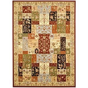 Safavieh Lyndhurst Assorted/Ivory 7 ft. 9 in. x 10 ft. 9 in. Area Rug LNH318A 8