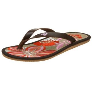 Roxy Women's Tropicana Sandal,Brown,5 M US Shoes