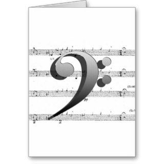 Music Stationary and Stickers Greeting Cards
