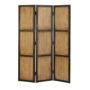 Home Decorators Collection Wide 71 in. H Natural Wood Screen 1005900910