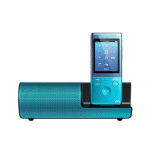 Sony NWZ E474K E474 8GB MP3 Player and Active Speaker Bundle NWZE474KL BLUE, FM Radio, Voice Recorder : MP3 Players & Accessories