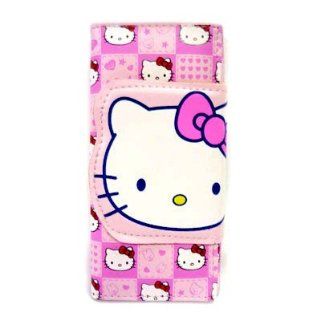 Hello Kitty Wallet: Lovely Pink Clasp and Clutch Style: Toys & Games