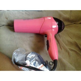Revlon RV474 1875W Frizz Control Hair Dryer, Pearlized Pink with Black Spray : Ionizing Hair Dryers : Beauty