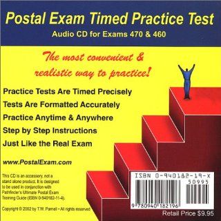 Postal Exam 460 Timed Practice Test Audio CD: T. W. Parnell: 9780940182196: Books