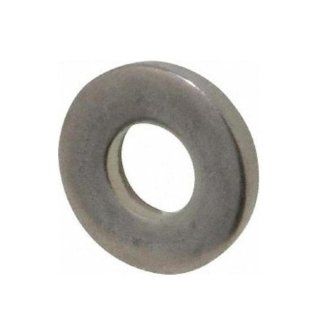 Steel Flat Washer, Plain Finish, ASME B18.22.1, No. 6 Screw Size, 5/32" ID, 3/8" OD, 0.049" Thick (Pack of 100): Industrial & Scientific