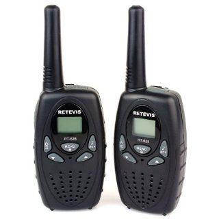 Retevis RT628 Kids Walkie Talkies 0.5W VOX UHF 462.550  467.7125MHz Portable 22 Channel FRS/GMRS Two Way Radio Toy Radio Transceiver 2 Pack (Black) Best Gift!!!: Toys & Games