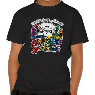 Asperger's Syndrome Crayons T Shirts