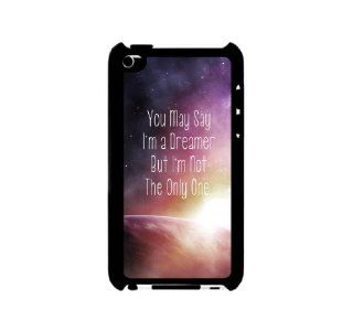 Dreamer quote iPod Touch 4 Case   For iPod Touch 4 4G   Designer Plastic Snap on Case: Cell Phones & Accessories
