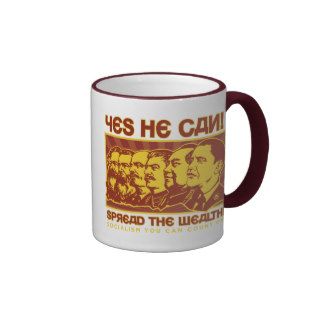 Yes He Can Comrade Obama Spoof Mugs