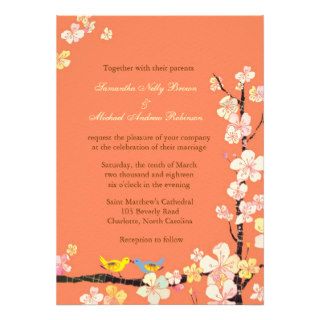 Sweet Wedding Announcement Invitation