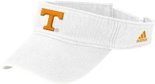 NCAA adidas Tennessee Volunteers White Basic Logo Adjustable Visor : Sports Fan Visors : Sports & Outdoors