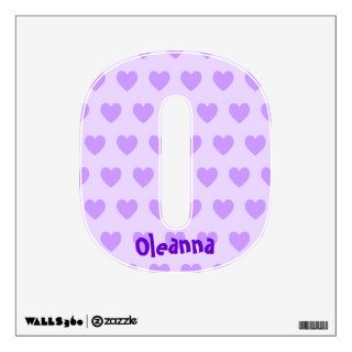 O is for Oleanna Room Sticker