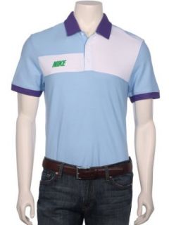Nike Golf Men's Sport Color Block Polo Shirt 479PRISMBLUE L: Clothing