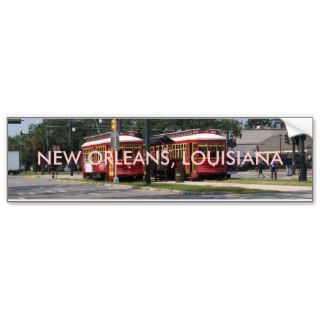 New Orleans Streetcar Bumper Sticker