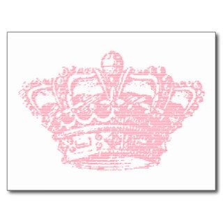 Pink Crown Postcard