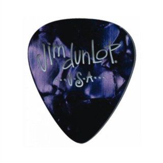 Dunlop 483P13TH Classic Celluloid Purple Pearloid Guitar Picks, Thin, 12 Pack: Musical Instruments