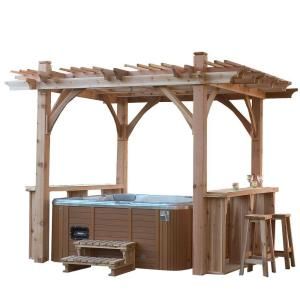 Outdoor Living Today Spa Breeze Shelter 11 ft. x 9 ft. Pergola BZS119