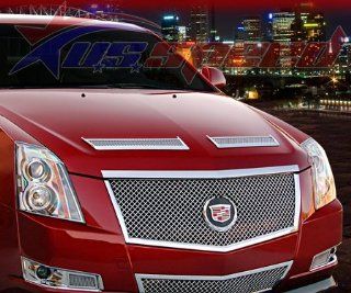 2008 UP Cadillac CTS Chrome Hood Vents 2PC Front: Automotive