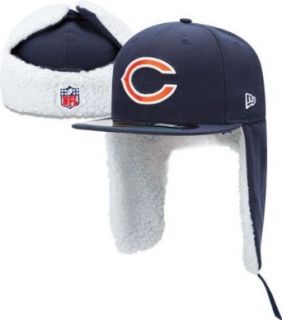 NFL Chicago Bears NFL On Field Dog Ear 59Fifty, Navy, 7 5/8 : Sports Fan Baseball Caps : Clothing