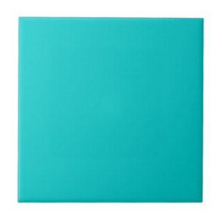 Plain Aqua  Blue Tile