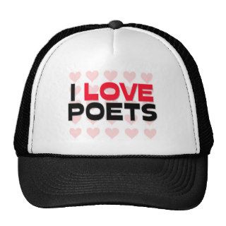 I LOVE POETS MESH HATS