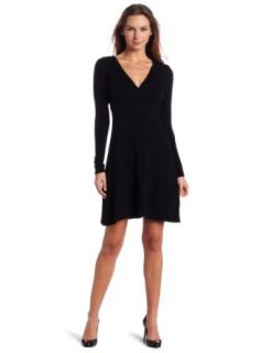 Karen Kane Women's Sweater Dress, Large, Black at  Womens Clothing store: