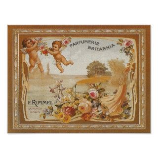 Parfumerie Britannia Vintage Ad   Print