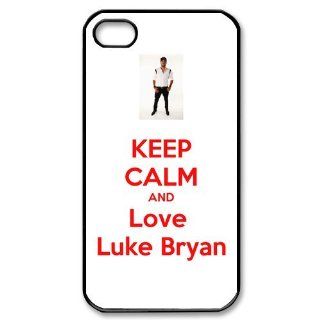 Custom Luke Bryan Cover Case for iPhone 4 4S PP 0900: Cell Phones & Accessories